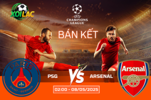 Soi kèo cuộc chiến Paris Saint-Germain vs Arsenal lúc 02:00 ngày 08/05